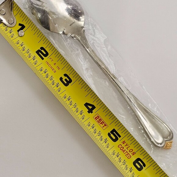 Reed Barton Golden Rosecliff Teaspoon Spoon 6" new flatware gold tip - Picture 9 of 9